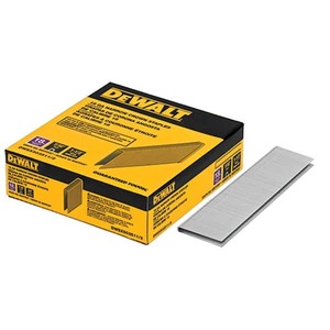 lot 150 image: DEWALT 1-12 in. x 732 in. 18-Gauge Glue Collated Bright Steel Staples (3,000 per Box)