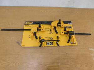 lot 36 image: DEWALT Trigger Clamp Set (5-Piece)
