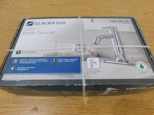 lot 193 image: Glacier Bay Ryden Single Hole Single-Handle Bathroom Faucet in Chrome