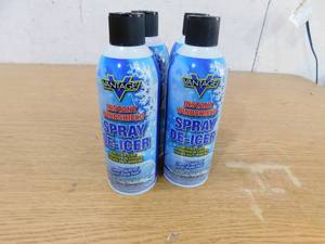 lot 195 image: (4) Cans of De-Icer