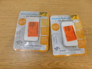 lot 199 image: (2) Switchmate RSM001W Snap-On Instant Smart Rocker Light Switch 858299006049