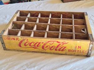 lot 27 image: Coca-Cola Wooden Crate with Bottle Dividers