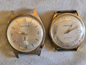lot 72 image: Vantage Electric Watch and Caravelle Self-Winding Watch