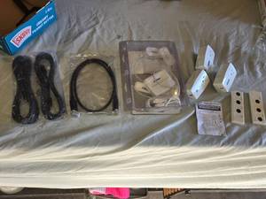 lot 154 image: Wireless Remote Control Outlets and Accessories Lot including HDMI Cables, Power Cords