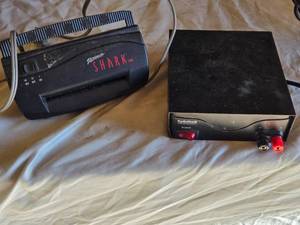 lot 162 image: RadioShack Switching Power Supply and Shredmaster Shark 100 Shredder
