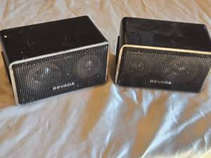 lot 167 image: BEVADA Model BEP302 Mini 2-Way Speakers