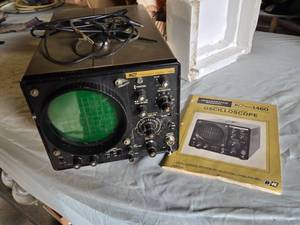 lot 181 image: B&K Precision Model 1460 Oscilloscope with Manual and Accessories