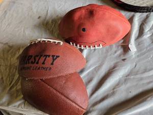 lot 199 image: Varsity Genuine Leather Footballs - 1 Dismantled