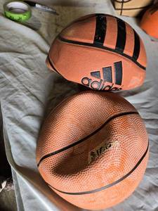 lot 201 image: Adidas and Spalding Basketballs