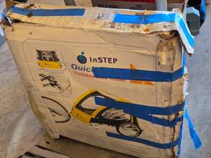 lot 342 image: InStep Quick N EZ Foldable Bike Trailer - Mouse Damage to Netting