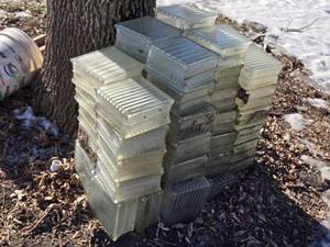 lot 345 image: Glass Block Lot including Multiple Glass Blocks