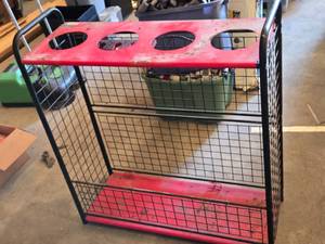 lot 351 image: Recycling Bin Stand with Sorting Holes