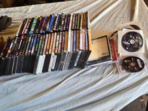 lot 413 image: DVD Movie Collection including Star Wars, Fight Club, and Lila & Eve