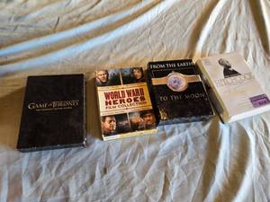 lot 415 image: Game of Thrones Complete Second Season, World War II Heroes Film Collection, From the Earth to the Moon, and The Ultimate Hitchcock Collection