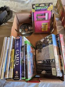 lot 417 image: NAKI Sega Genesis Cleaning Kit and Video Game Lot including Wii, DS, Xbox Games and More