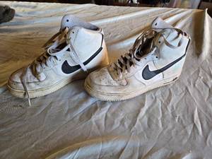 lot 421 image: Nike Air Force 1 High Top Sneakers Size 10