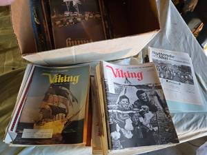 lot 445 image: Viking Magazine Collection including Syttende Mai Publications features multiple issues of Viking The Sons of Norway magazine