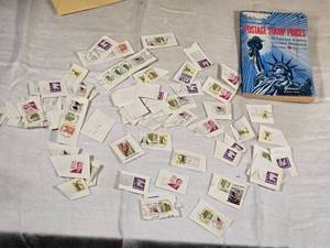 lot 486 image: Vintage Postage Stamp Collection with Reference Book