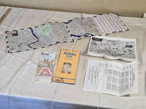 lot 508 image: Street Maps and Travel Guides for Rome, Italy