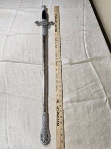 lot 521 image: Knights of Columbus Ceremonial Sword with Scabbard