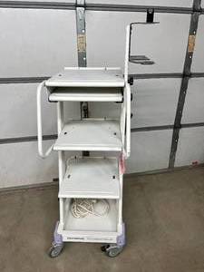 lot 31 image: Olympus TC-C2 Compact Trolley - Supports Endoscopic Equipment, Efficient Organization for Clinical Procedures - Great Condition