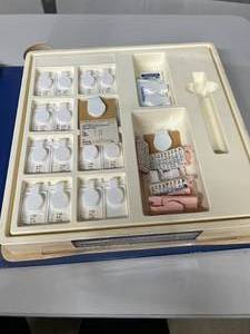 lot 70 image: Aquaflex� HGP Easy Fit Diagnostic Lens Kit  Rigid Gas Permeable (RGP) Contact Lens Trial Set Made with Boston� Lens II Material, Labeled Base Curves, Diameters &amp Powers, Professional Optometry  Ophthalmology Clinical Use