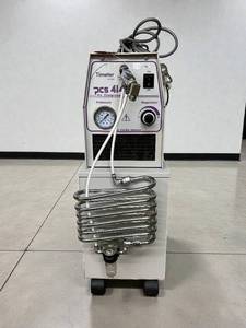 lot 12 image: MSRP $2,500 Timeter PCS 414 Industrial Grade Medical Air Compressor  Dial-and-Lock Pressure Regulator, Gauge, FilterDryer, Wheeled Base&nbsp- Constant Airflow Setting, Cool-Running, Sound Dampened Steel Case - Great Condition