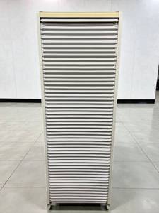 lot 42 image: Herman Miller Milcare Multi-Drawer Storage Cabinet  Features Smooth Roll-Up Accordion Tambour Door  Durable, Clean Design Ideal for Medical, Lab, or Office Use  Trusted Quality &amp Functionality- Good Condition