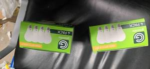 lot 20 image: Lot of 4 Packs of Greenlite High Efficiency LED 60W Equivalent Light Bulbs (NEW)
