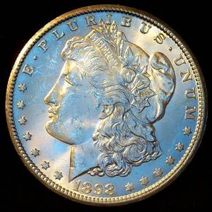 lot 5 image: Uncirculated 1898-O Morgan Silver Dollar, Original Surfaces wNear Full Luster