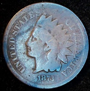 lot 42 image: Better Date 1873 Indian Cent, Open 3