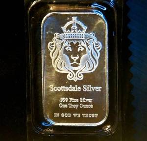 Mint Sealed 1oz 999 Scottsdale Silver Bar