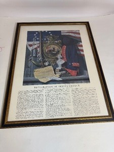 lot 75 image: Declaration of Independence Art