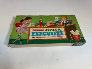 lot 37 image: 1955 Junior Executive Board Game by Whitman