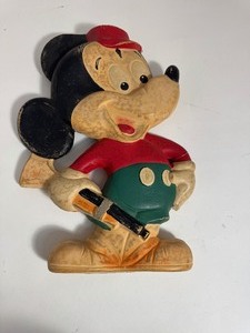 lot 41 image: Vintage Mickey Mouse Hot Water Bottle