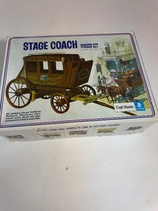 lot 56 image: Craft Master Stage Coach Wooden Kit