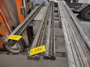 lot 236 image: (2) Cushion Cut Wall Saw Tracks, 98...