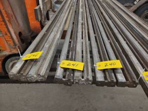 lot 241 image: (2) Cushion Cut Wall Saw Tracks, 89...