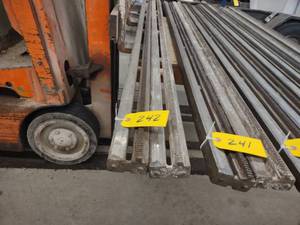 lot 242 image: (2) Cushion Cut Wall Saw Tracks, 89...