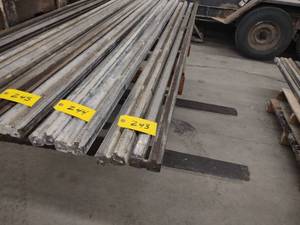 lot 243 image: (2) Cushion Cut Wall Saw Tracks, 89...