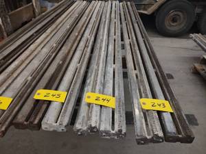 lot 244 image: (2) Cushion Cut Wall Saw Tracks, 89...