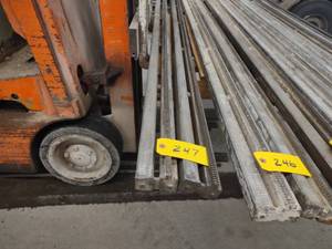 lot 247 image: (2) Cushion Cut Wall Saw Tracks, 89...