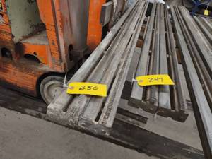 lot 250 image: (2) Cushion Cut Wall Saw Tracks, 89...