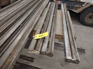 lot 251 image: (2) Cushion Cut Wall Saw Tracks, 51...