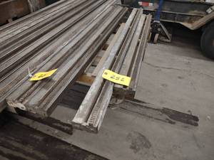 lot 252 image: (2) Cushion Cut Wall Saw Tracks, (1...