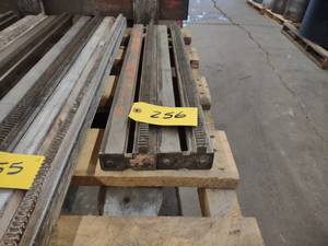 lot 256 image: (2) Cushion Cut Wall Saw Tracks, 28...