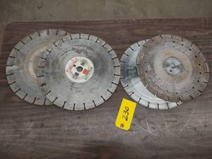 lot 230 image: (4) 14 Diamond Saw Blades...