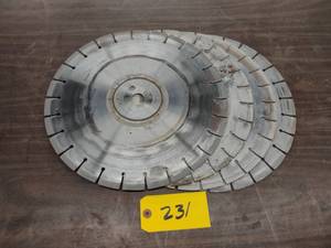 lot 231 image: (4) 15 Diamond Saw Blades...