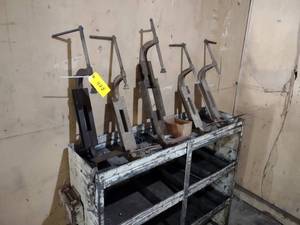 lot 408 image: (5) Extended Clamps, 15-22...
