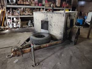 lot 329 image: Custom Trailer Mount Hydraulic Pump...